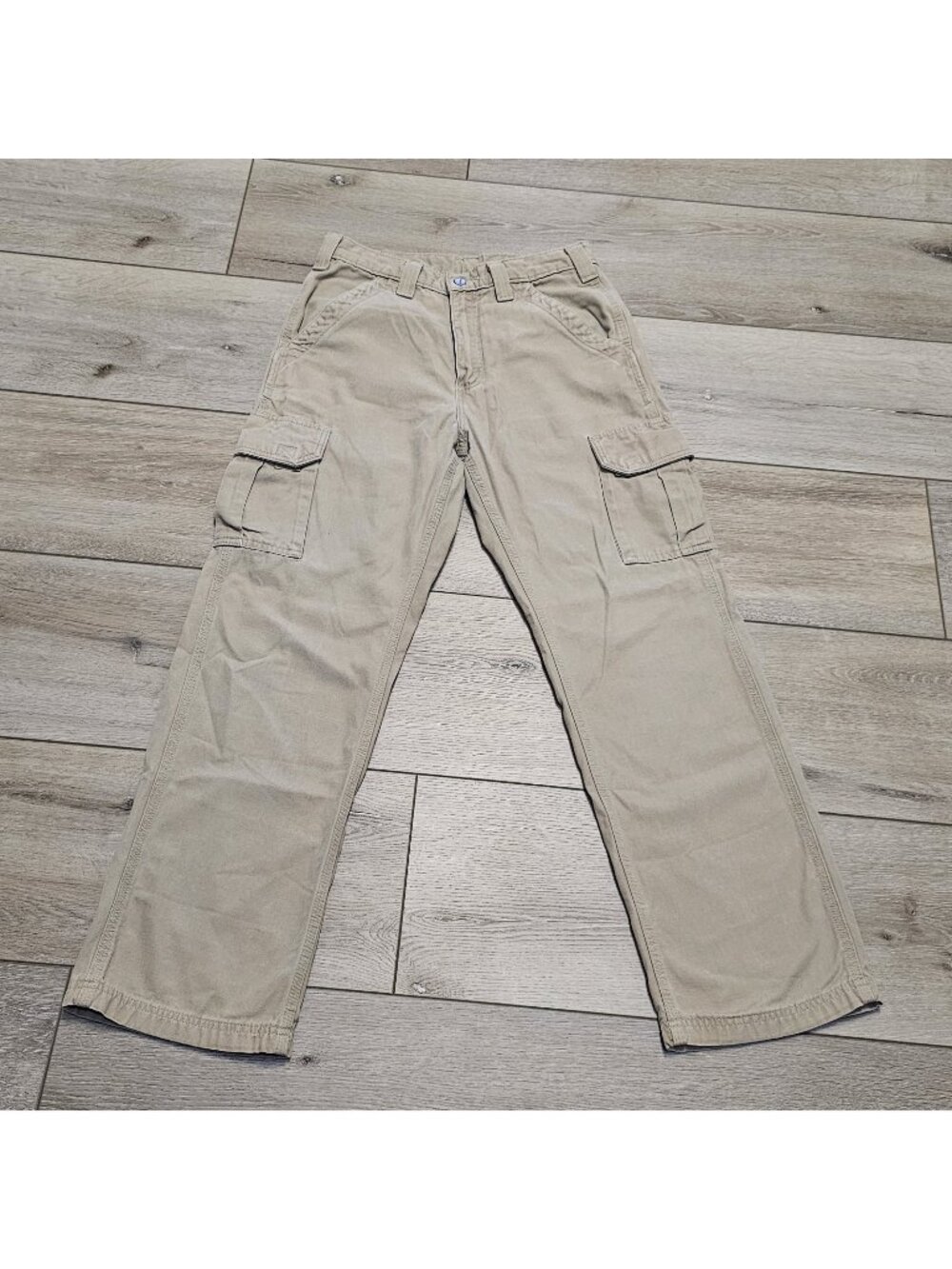 Vintage Carhartt B182 GKH Cargo Pants Mens 30x30 Golden Khaki Y2K 2007 Workwear